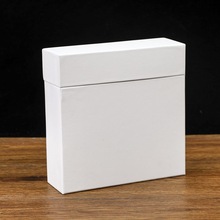包装盒白色天地盖纸盒批发创意茶叶包装盒折叠纸盒可印logo
