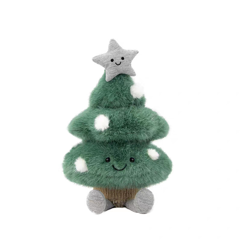 Snow dot christmas tree 30cm [with label]