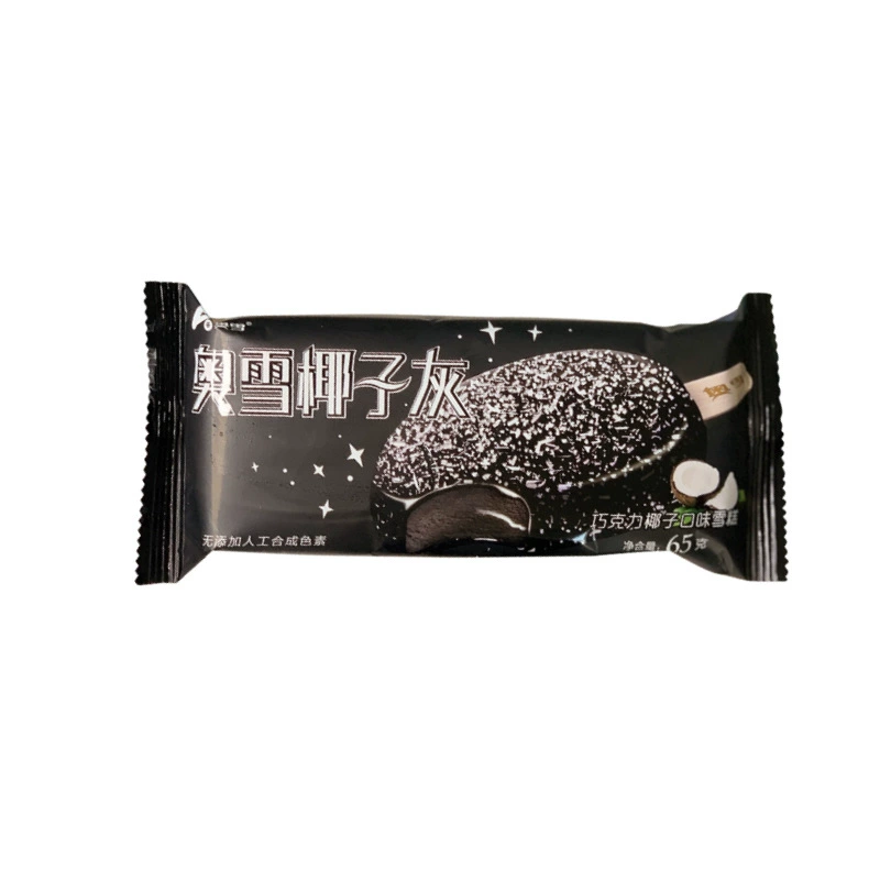 [【整箱自提价】奥雪椰子灰脆皮口味椰蓉冰淇淋65冷饮雪糕网红包邮]