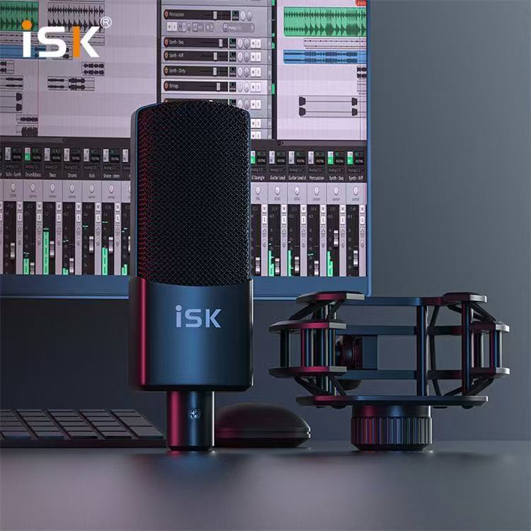 ISK S440电容麦克风直播外置声卡手机k歌主播主持录音棚话筒喊麦