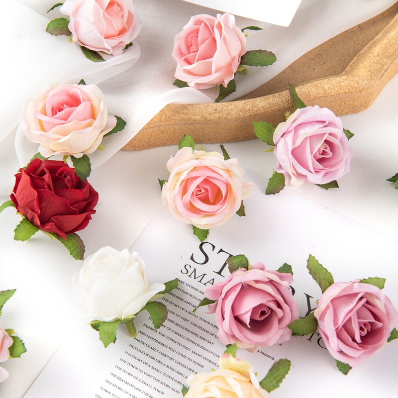 10g Weight Artificial Plant Event & Party Supplies 1 Piece Quantity Holiday, Daily Occasion Silk Flower Material Rose Pattern Romantic Style Romantic Rose Silk Flower Artificial Flowers 3