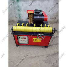 电动直管抛光机小型立式圆管除锈机全自动单双组金属管材变频