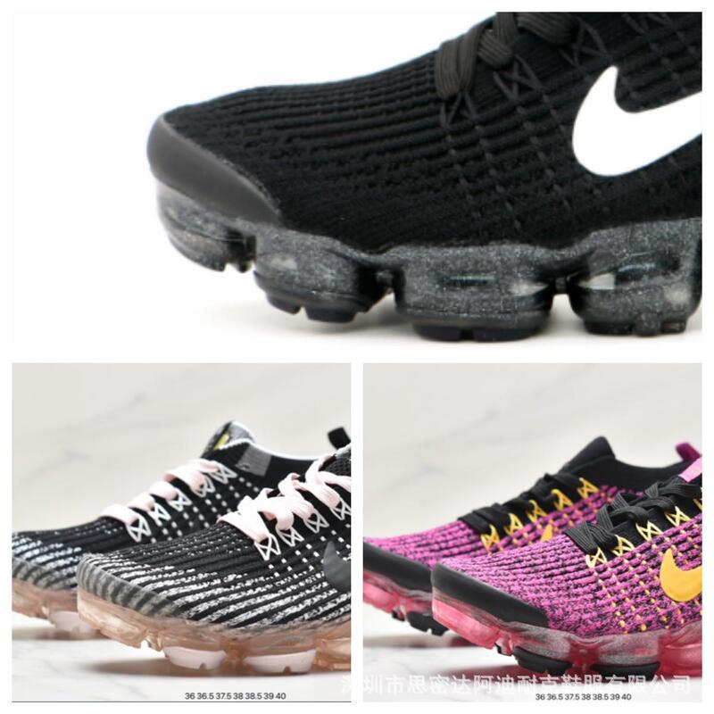 max VAPORMAX FLYKNIT 2018 Second generation large air cushion 2.0 new visual full palm large air cushion running shoes