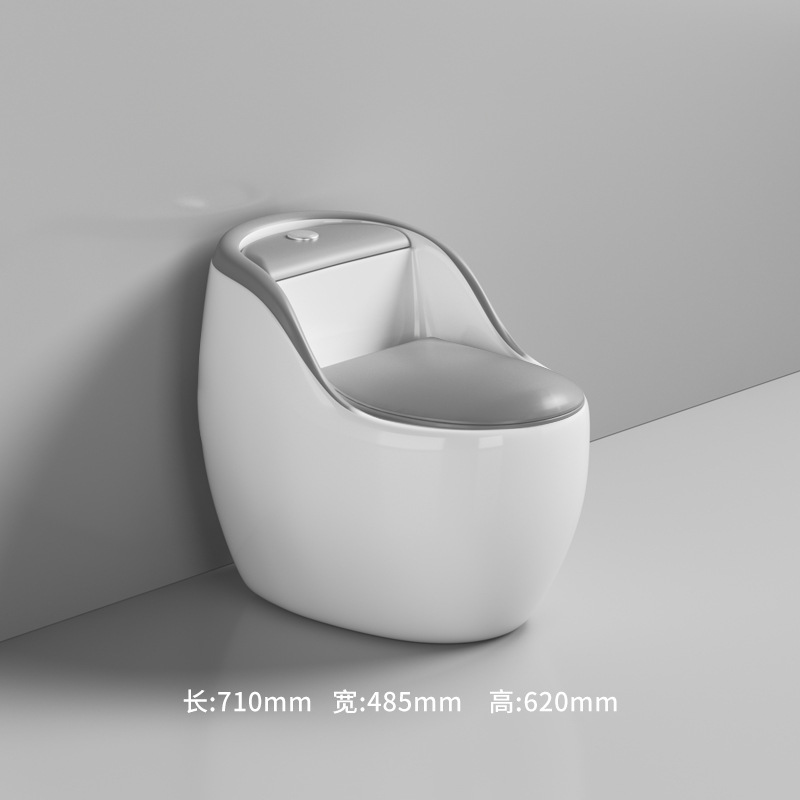 Hogar inodoro ultra-alto sifón inodoro mudo desodorante ahorro de agua tipo huevo gran diámetro baño inodoro