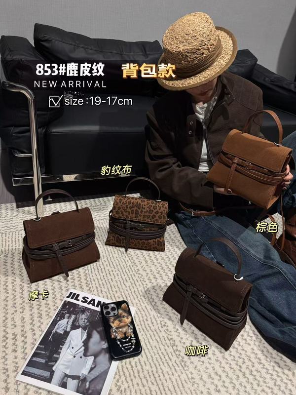 小众设计复古真皮束带双肩包包女2025秋冬新款高级感时尚百搭背包|undefined