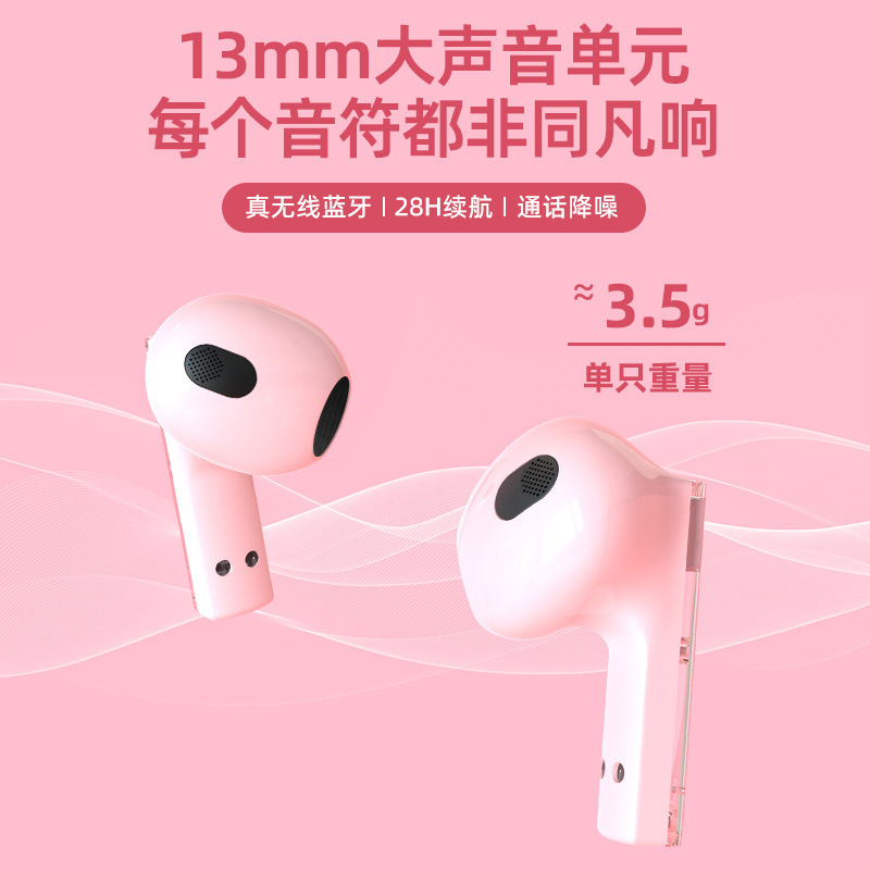 KW19 modelo privado de comercio electrónico transfronterizo nuevo producto TWS cápsula musical auriculares Bluetooth de alta calidad larga duración