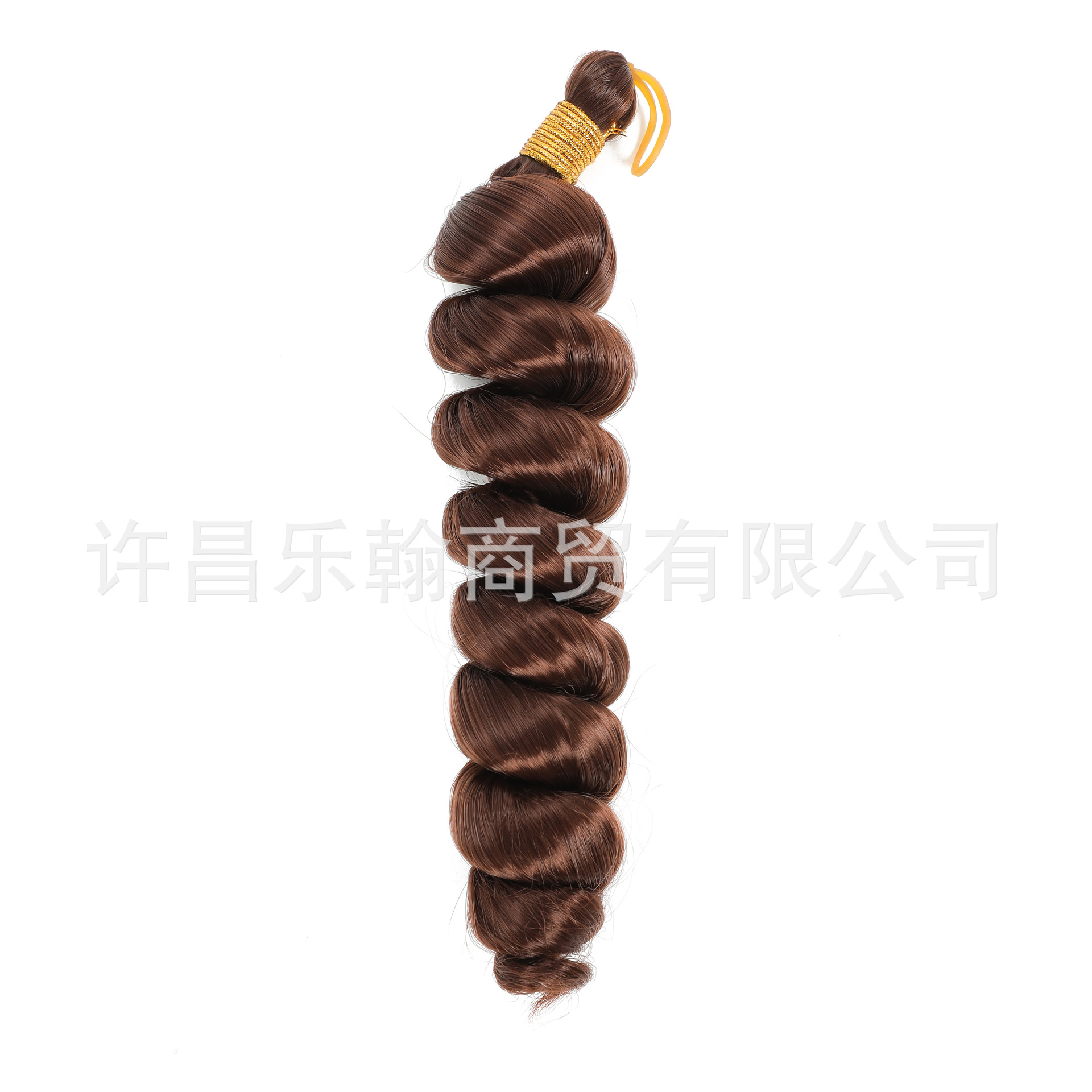 Comercio exterior africano nuevo crochet pelo fibra química francés volumen suelta onda crochet pelo tejido peluca