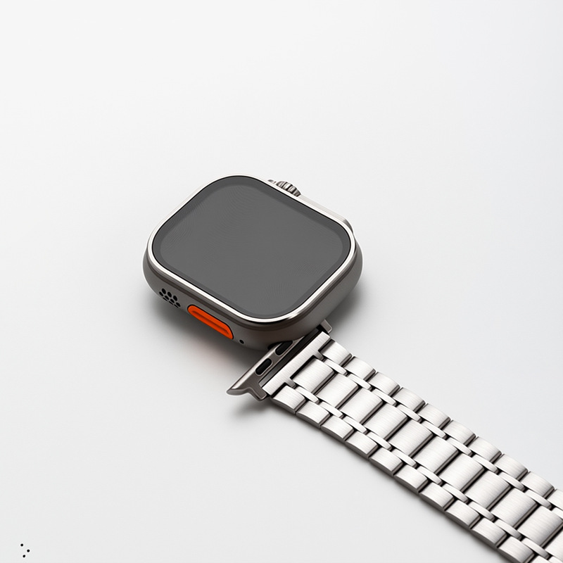 适用小米手环8/9PRO不锈钢带五珠磁吸扣红米WATCH4/5可调节手表带|undefined