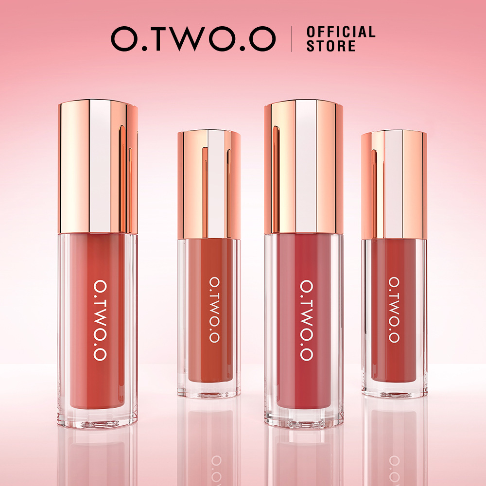 O.two.o Silky Smooth Matte Lip Gloss, Long Lasting Non Stick Glaze_voghion.com