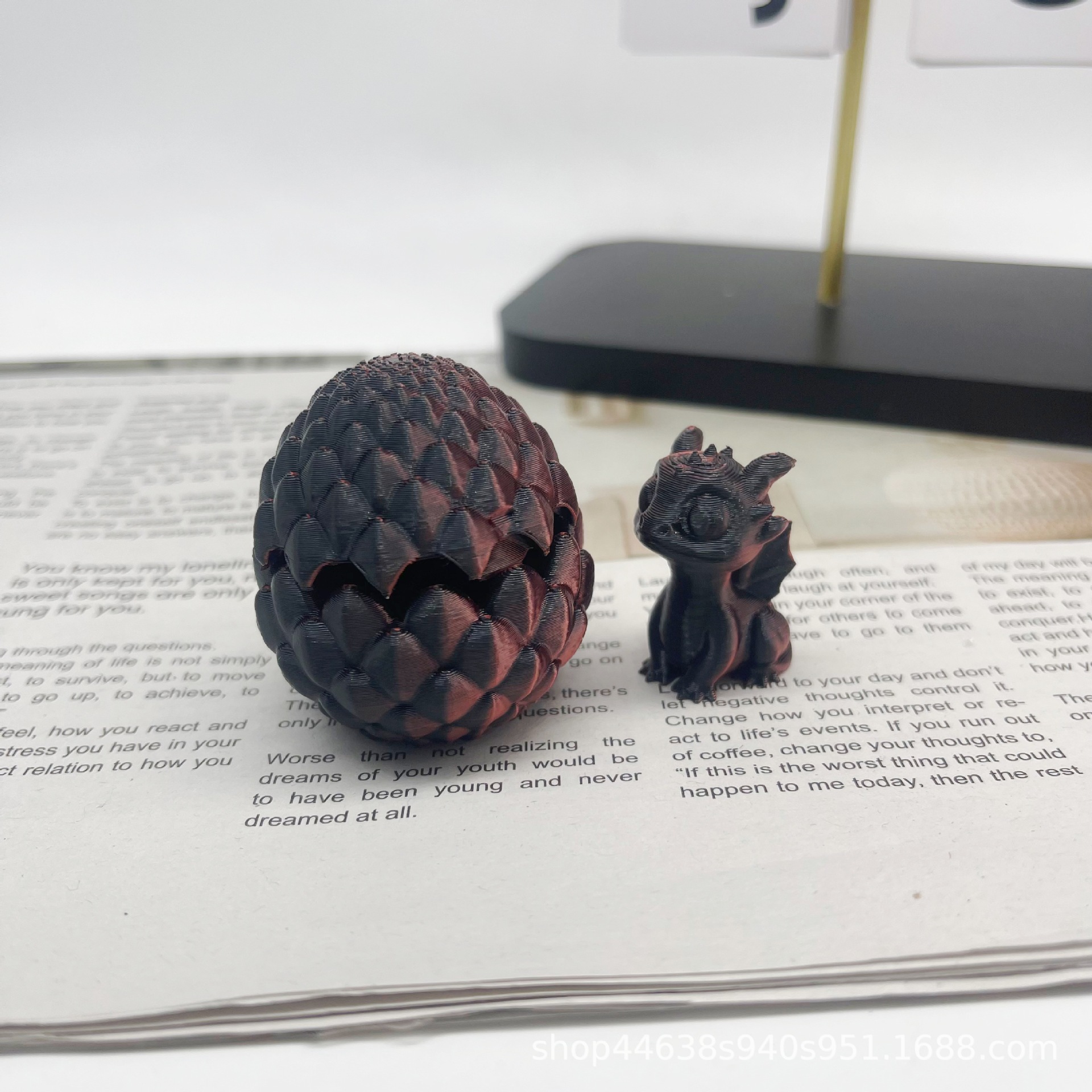 【샤오롱알 4.5CM】검은색과 빨간색