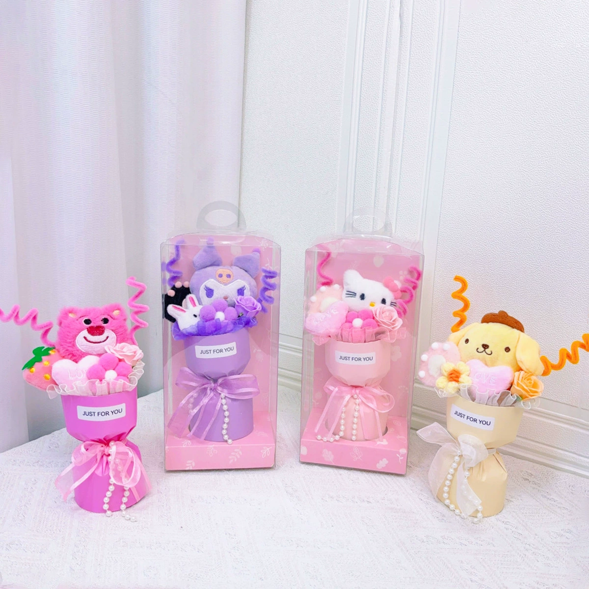 Hello Kitty, кукла, реалистичная подарочная коробка, букет, розы