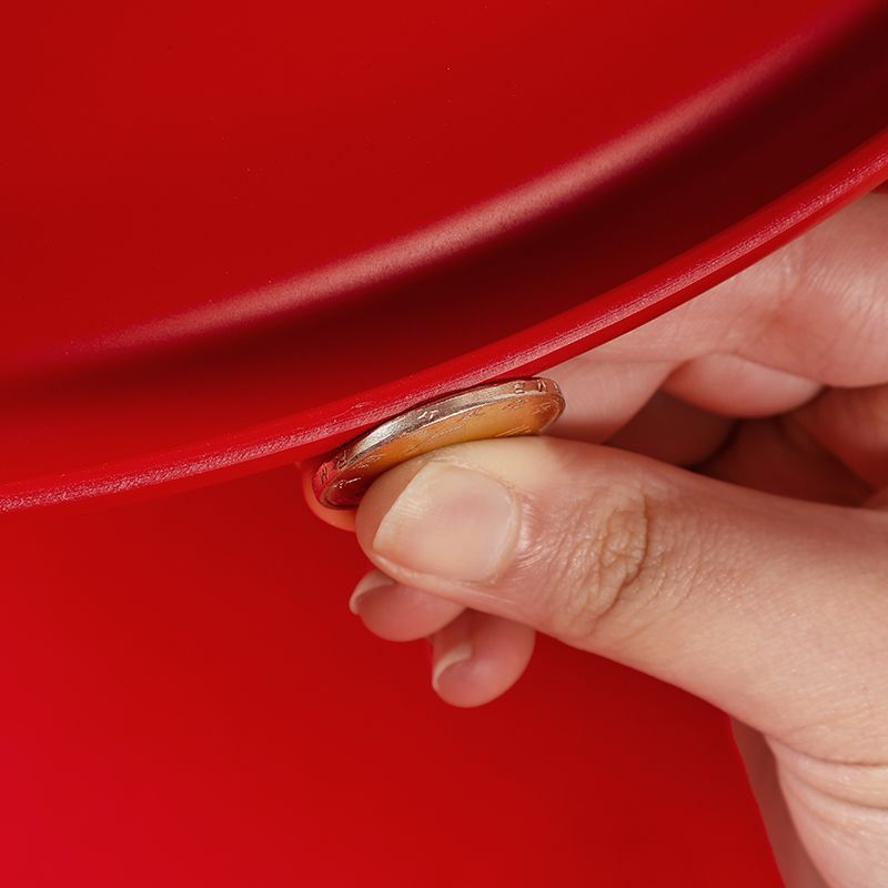 Cuenca de bodas roja, suministros de boda, boda, boda, boda, dote, lavabo de plástico