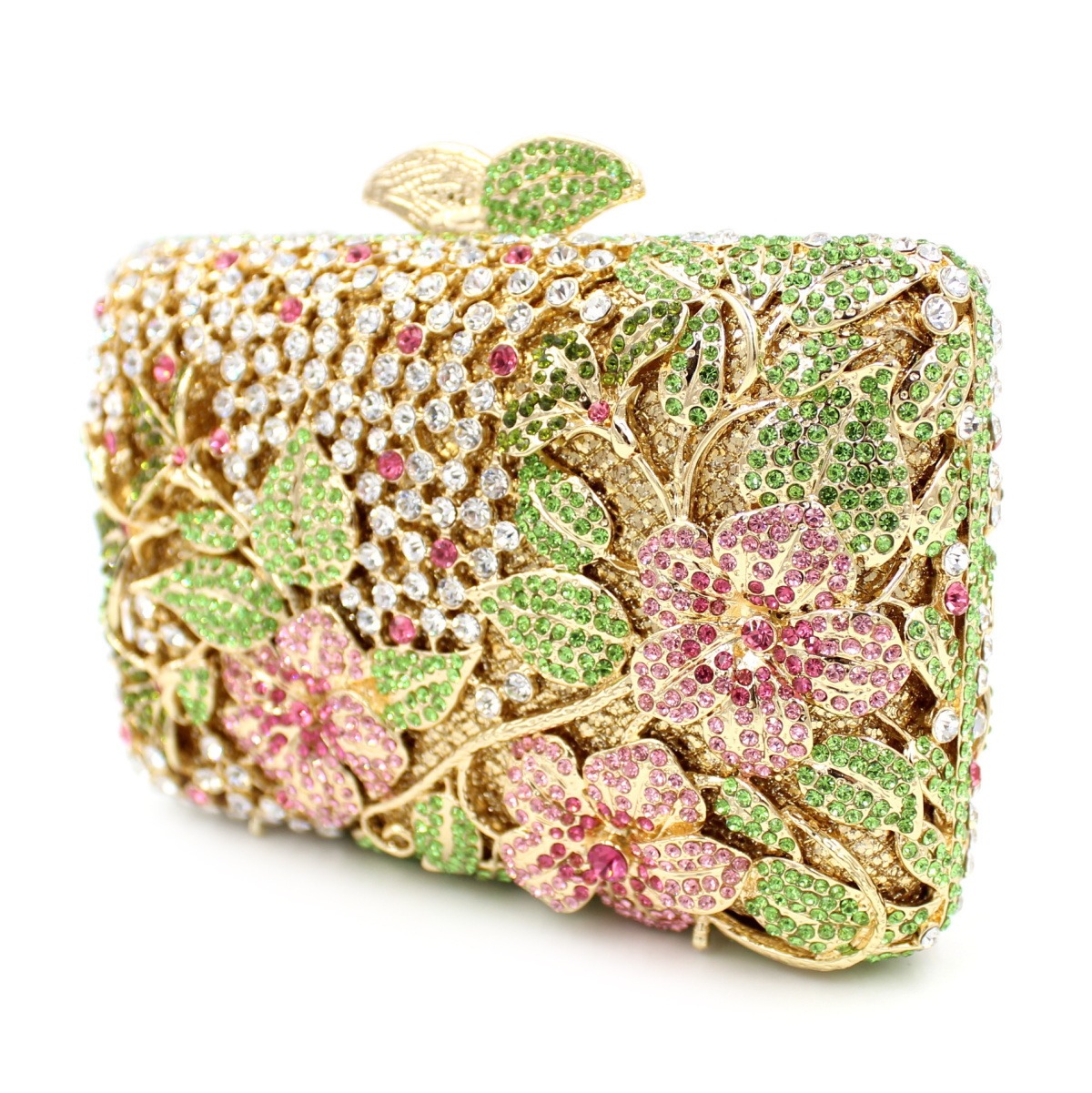 Selección estricta BL005 bolsa de diamante transfronteriza hueco bolsa de cristal de metal bolsa de cena bolsa de diamante bolsa de mano dura