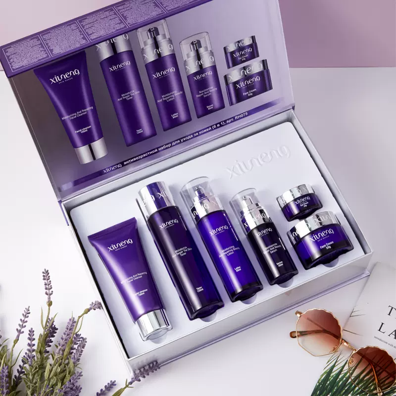 外贸泉美小屋羊胎素套盒臻颜修护保湿补水面部护肤品美容院专供