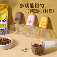 Ложка для корма животных, многофункционная, кормушка для кошек и собак с весами, дозированное кормление, влагостойкая ложка