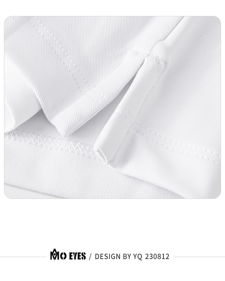 Bộ quần áo golf nữ Moeyes Magic Eye thể thao thoáng khí vải đính hạt mùa hè — M23KUZ006-Quần short đen, M23YF010-Áo màu trắng, M23YF010-Áo màu đen, M23KUZ006-Quần short trắng chi tiết 22