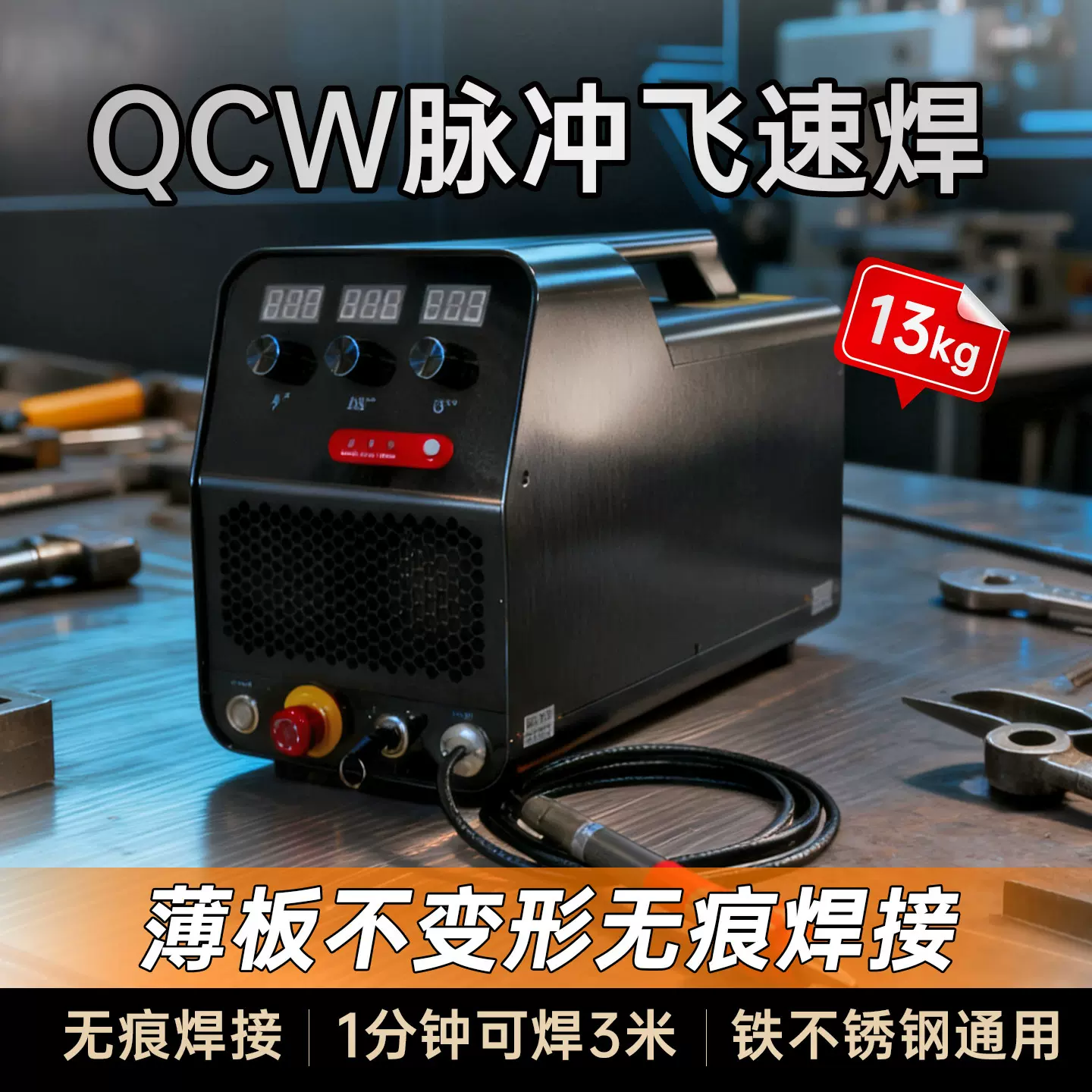 安第斯新款QCW脉冲220v小型手持工业级不锈钢激光焊接机超强