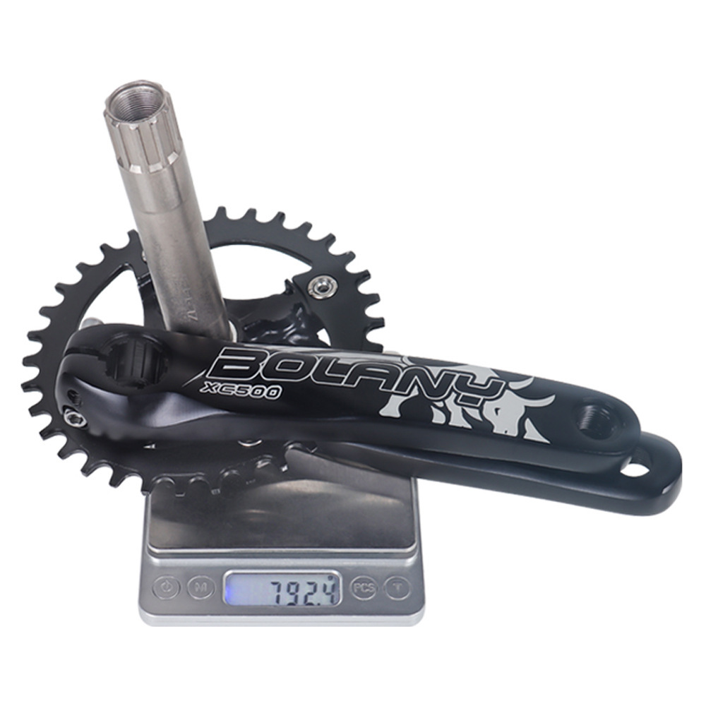 BOLANY bicicleta de montaña manivela diente placa aleación de aluminio hueco integrado 34T 36T sola placa manivela Accesorios