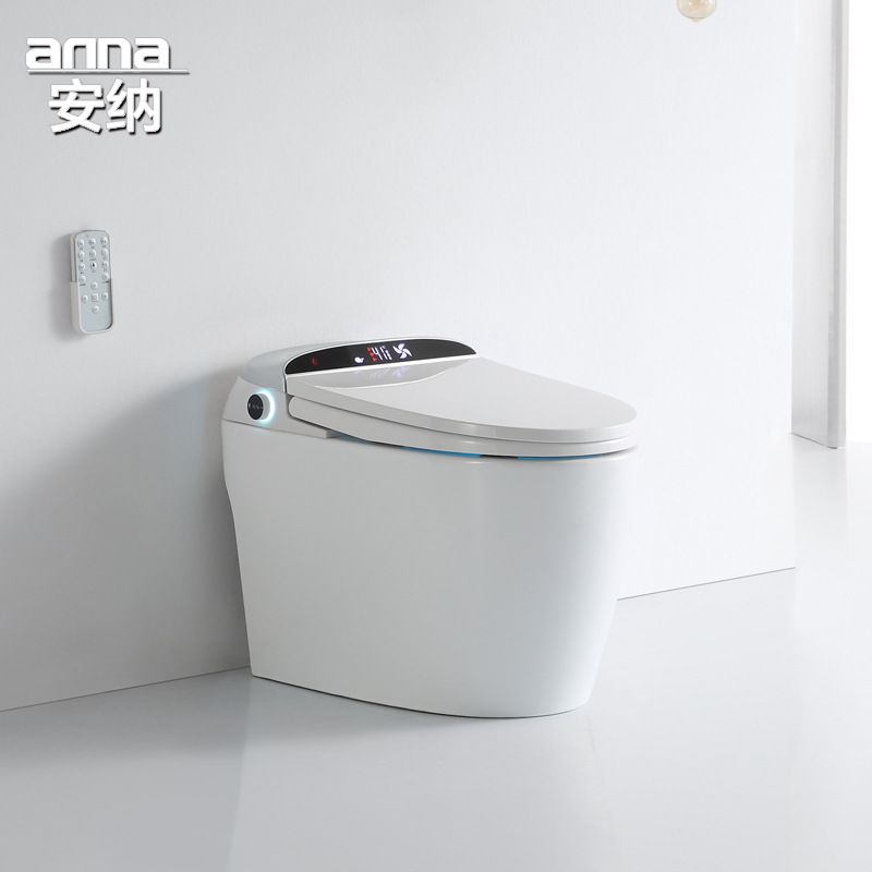 潮州衛浴壹體式即熱坐便器自動翻蓋座便器連體式智能馬桶批發