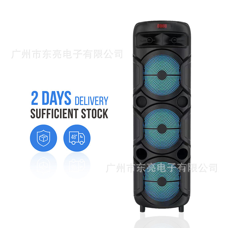 DR-8839 東南アジア向けBluetoothスピーカー ポータブル屋外用高出力カラフルライト ワイヤレスマイク 重低音スピーカー|undefined