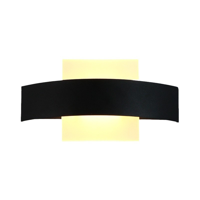 4W LED lámpara de noche lámpara de pared simple dormitorio sala de estar comedor Hotel estudio pasillo iluminación lámpara