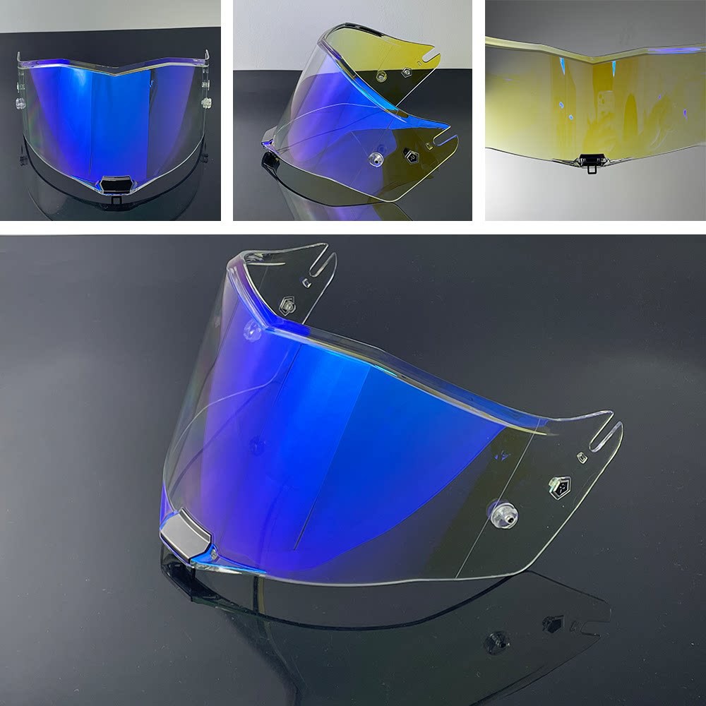 Ff805 Fim805 Thunder Carbon Fiber Full Helmet Lens Sun Protection Day and Night Vision Anti-Fog Goggles Aurora Mirror