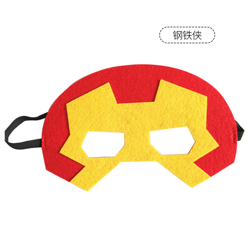 Creativa máscara de fieltro de Halloween máscara de ojos máscara de mascarada de Navidad niños máscara de anime de dibujos animados al por mayor