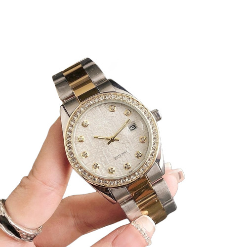 Direct Selling New Men's Watches, Stainless Steel Automatic Calendar Watches, Category 2 E-commerce Diamond Watches, Wholesale