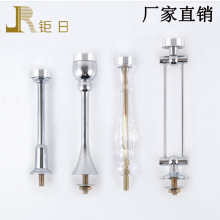 玻璃家具吊杆 餐台吊杆吊玻璃连接杆 铝饼吊脚 家具五金固定配件