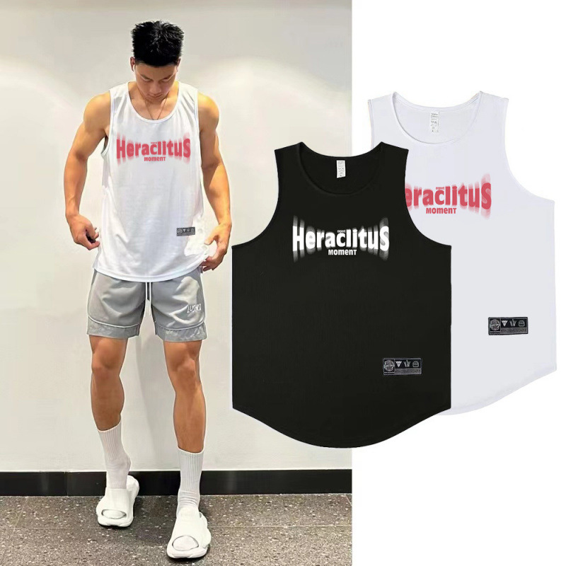 American Summer Basketball Shooting Training Vest Loose Breathable Moisture Wicking Running Fitness Casual Vest