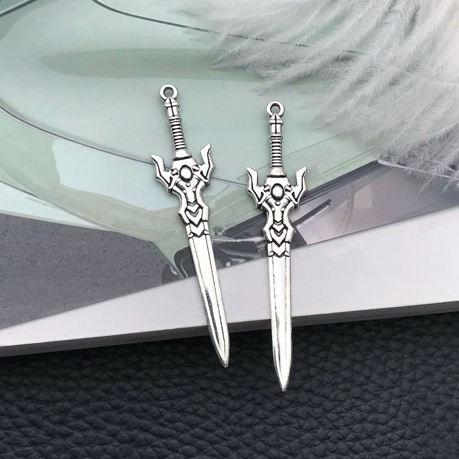 16190-古银锌合金刀剑12x59-2.4g