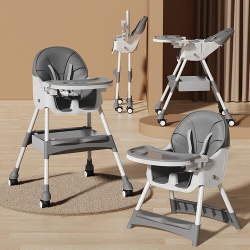 Baby dining chair multifunctional adjustable children's table and chair reclining seat foldable portable home dining table and chair