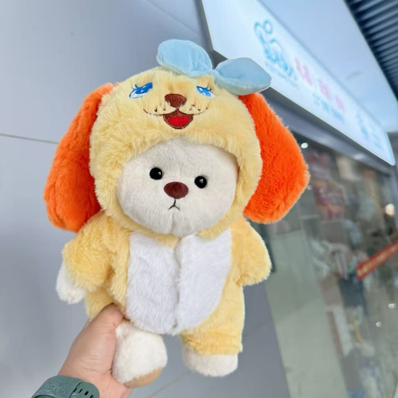 Cute Teddy Jointed Little Cute Bear Doll Stuffed Toy Baby Clothes Replacement 30 ㎝ Factory Direct Sales Spot Joint Bear