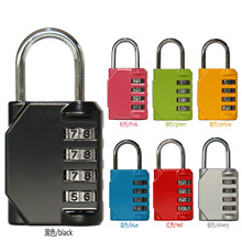 4位锌合金密码锁挂锁健身房柜子锁家用大门锁密码挂锁亚马逊批发
