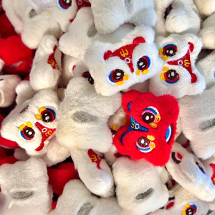 New plush New Year's Lion Dance DIY headdress accessories hair accessories clothes shoes socks scarf accessories accessories mobile phone case