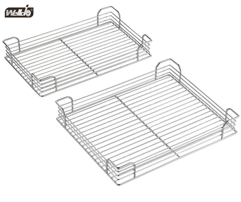 Welldo/纬东 橱柜转角拉篮转角小怪物拉篮四篮联动拉篮收纳拉篮