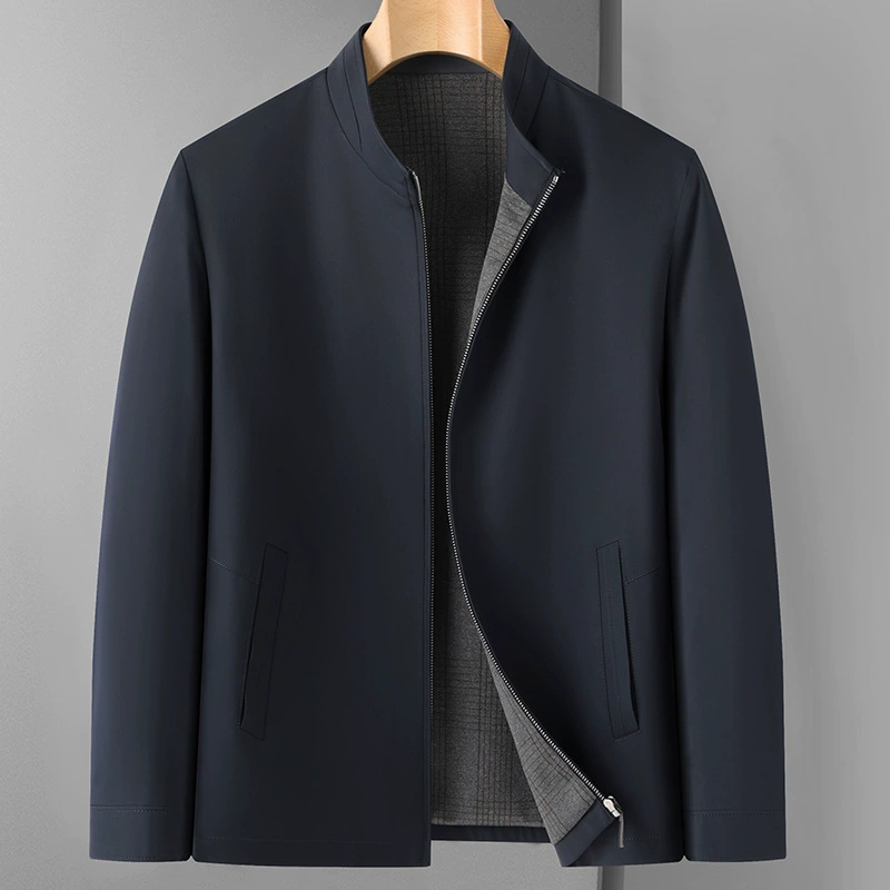 Fat Brother 2024 представительский стиль куртка куртка мужская толстая плюс большой размер бизнес повседневная толстая куртка с воротником