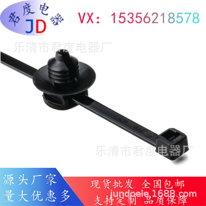 JD耐热电缆扎带156-00284/T30RFT6-PA66HS/PA66-BK