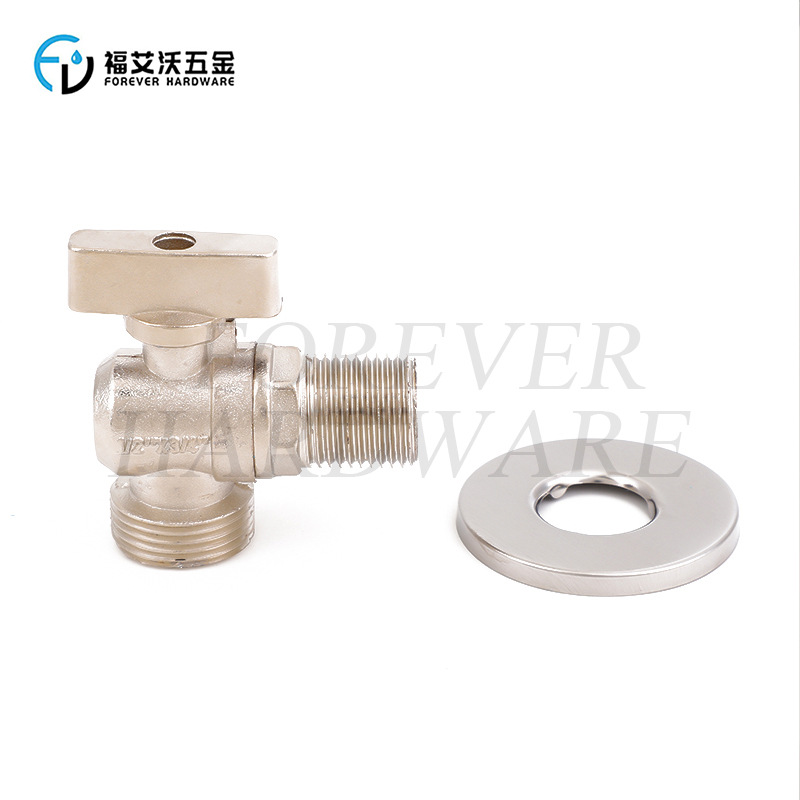 1/2*3/4 아연 합금 삼각형 밸브