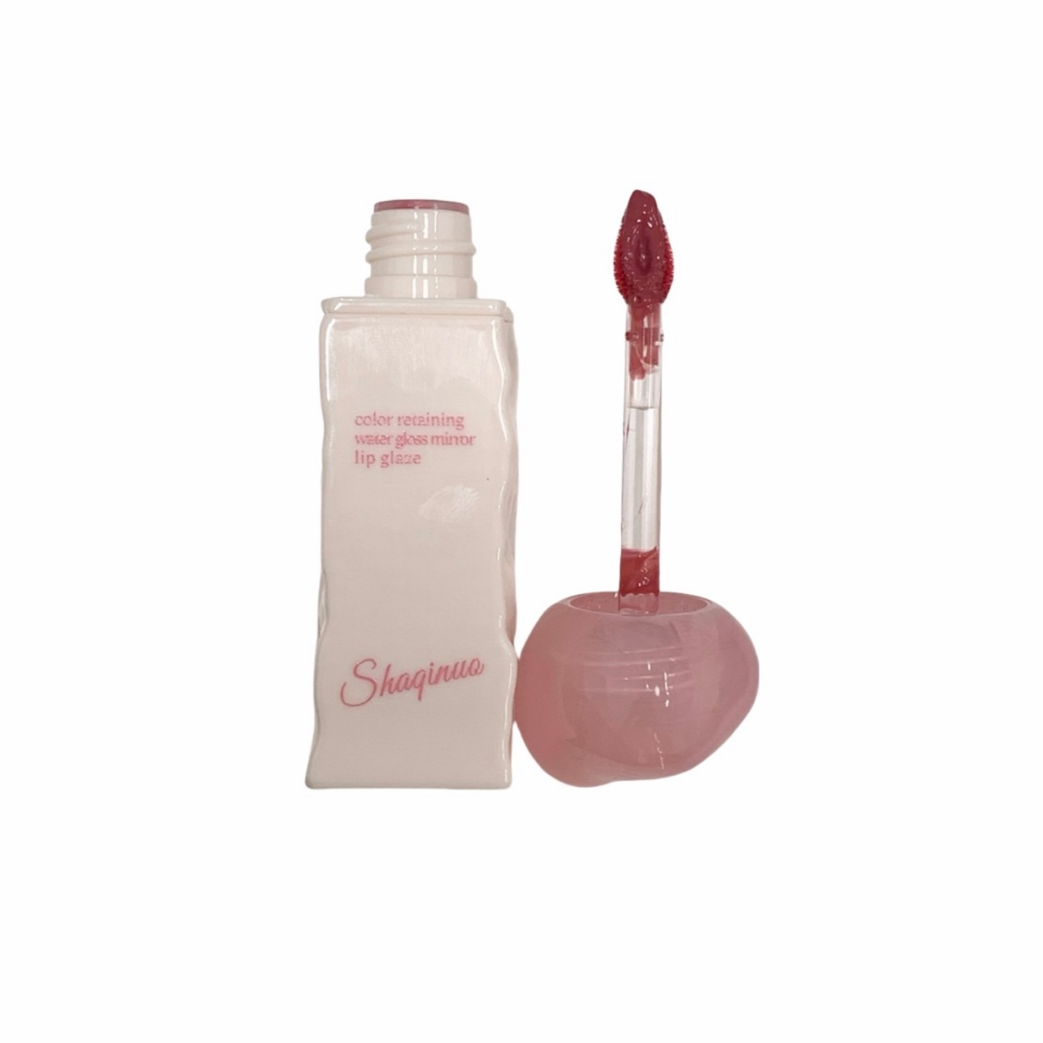 SHAQINUO Esmalte de labios con espejo hidratante transparente, maquillaje blanco, esmalte de labios, agua, gelatina, fiesta estudiantil, lápiz labial, brillo de labios image 6