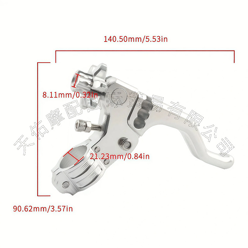 Wholesale universal modification accessories for off-road motorcycles, one-finger easy-release clutch handle, aluminum alloy clutch lever