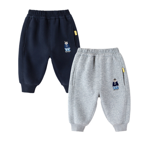 Dudu's Baby Thermal Thick Pants Winter Children's Long Pants Winter Outfit Boys' Sports Pants Girls' Casual Sweatpants