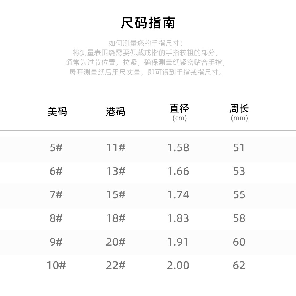 戒指尺码