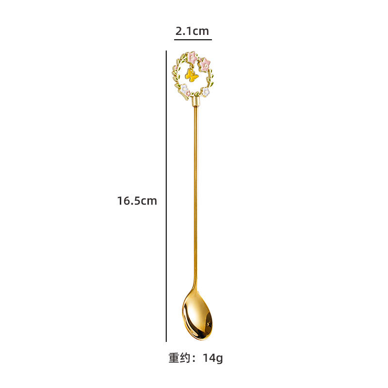 숟가락 화환 나비