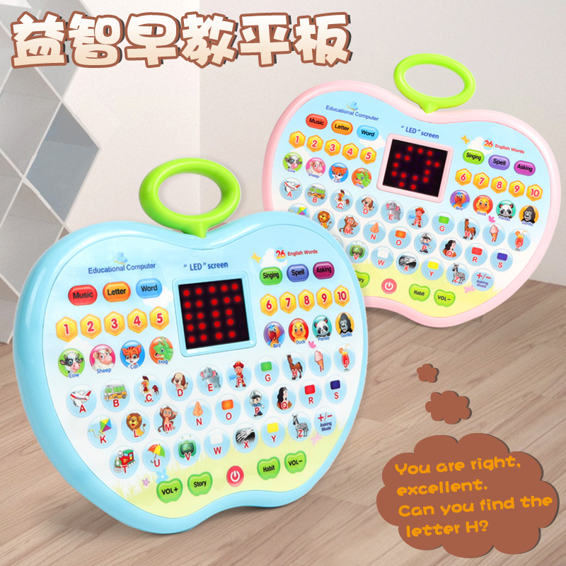 Aprendizaje educativo de niños transfronterizos Máquina de Historia de tableta de Apple gran contenido Máquina de aprendizaje juguetes educativos de educación temprana