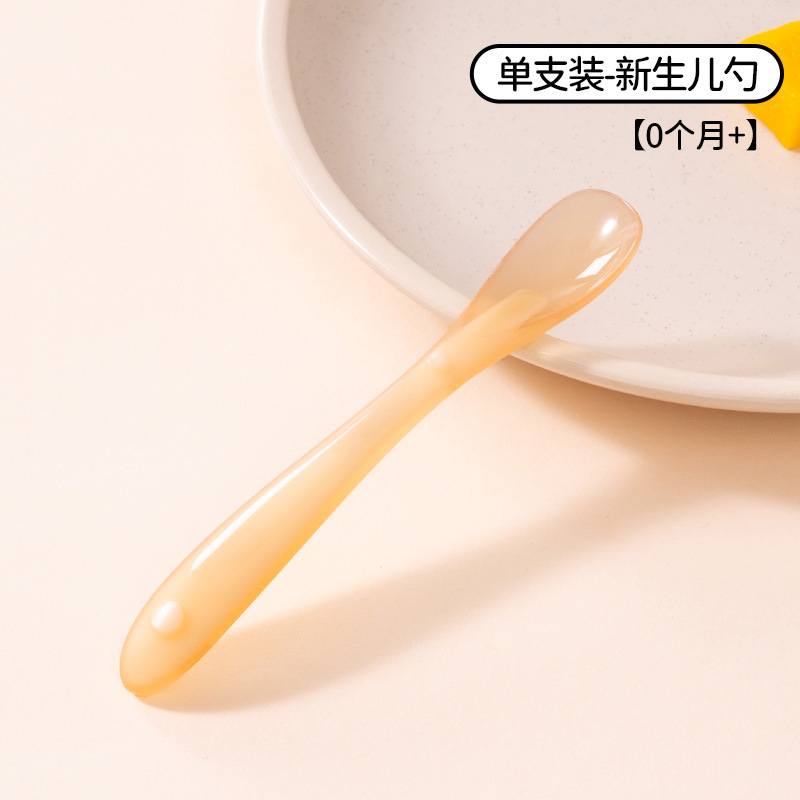 Cucharas para bebés, cucharas de silicona para bebés, cucharas blandas para bebés recién nacidos, cucharas blandas para niños, cubiertos al por mayor