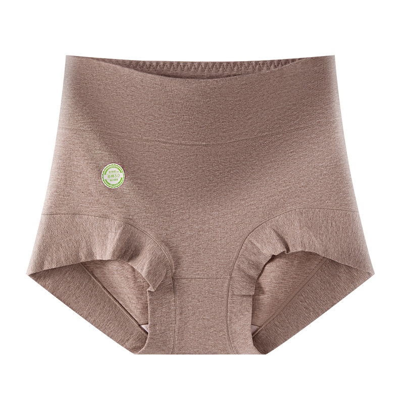 Cintura alta, bóxer cómodo, algodón de grado médico, algodón de color para mujer, grado 9A, antibacteriano, 100% algodón, entrepierna inferior, ropa interior de mujer de gran tamaño