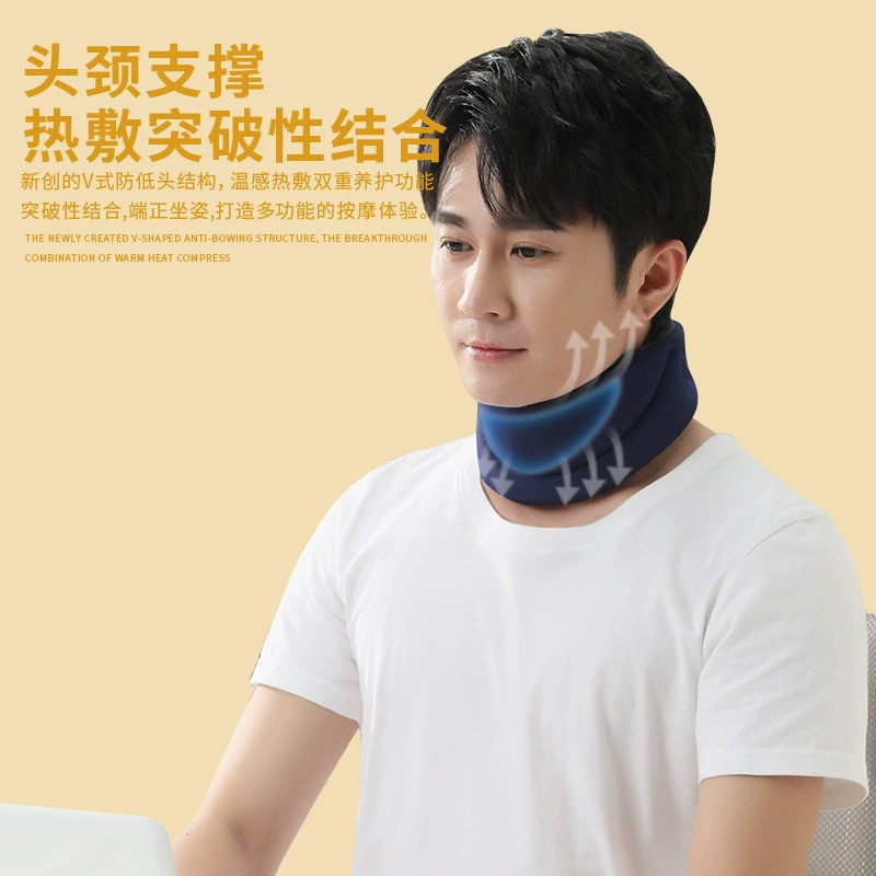 Электрический нагрев шейного позвонка для предотвращения головы вниз шеи вперед Ортез шеи горячий компресс теплый воротник рукав лихорадка