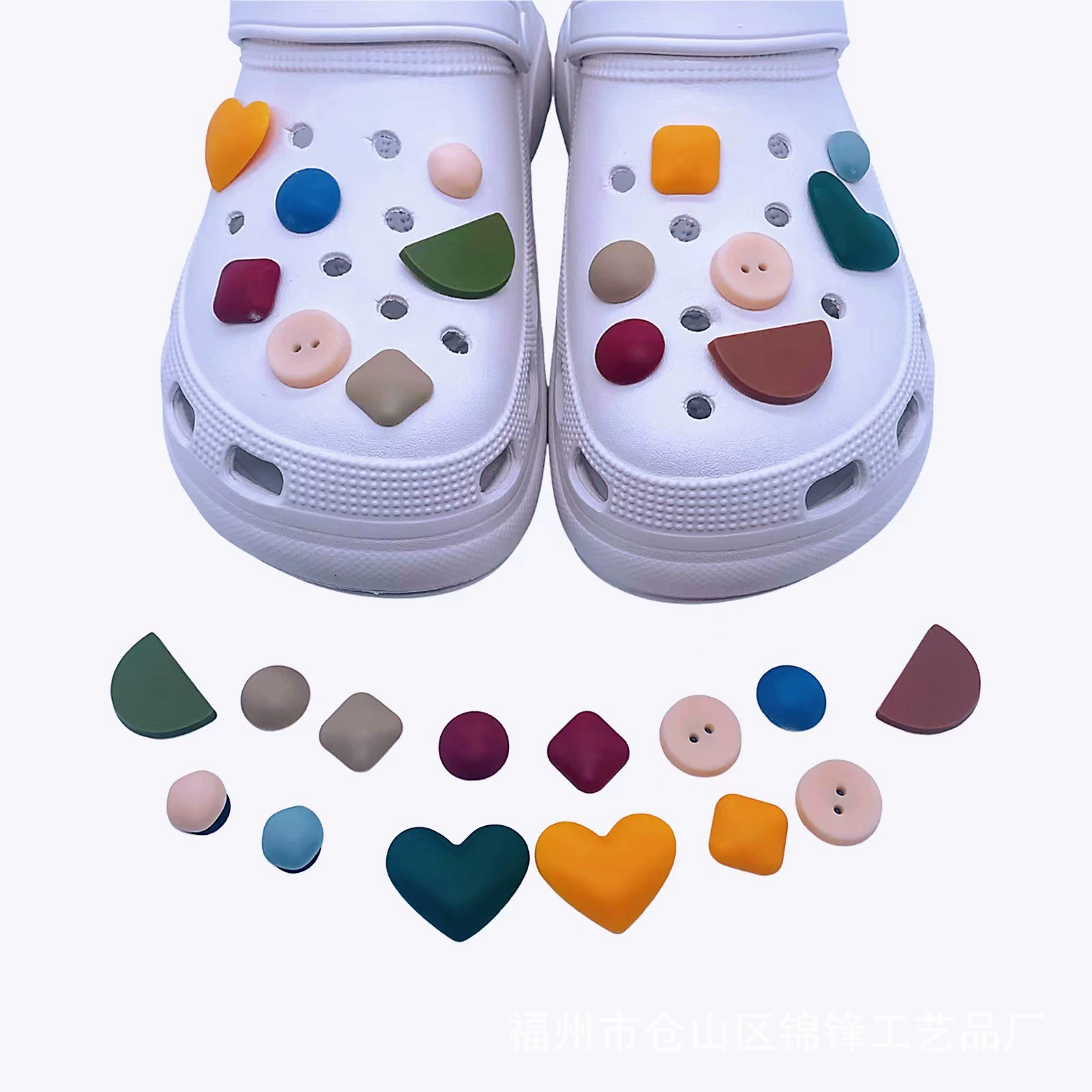 Фабрика прямо новое отверстие обувь цветок пряжка для обуви аксессуары для садовой обуви DIY ювелирные изделия мягкий резиновый Цветок для обуви