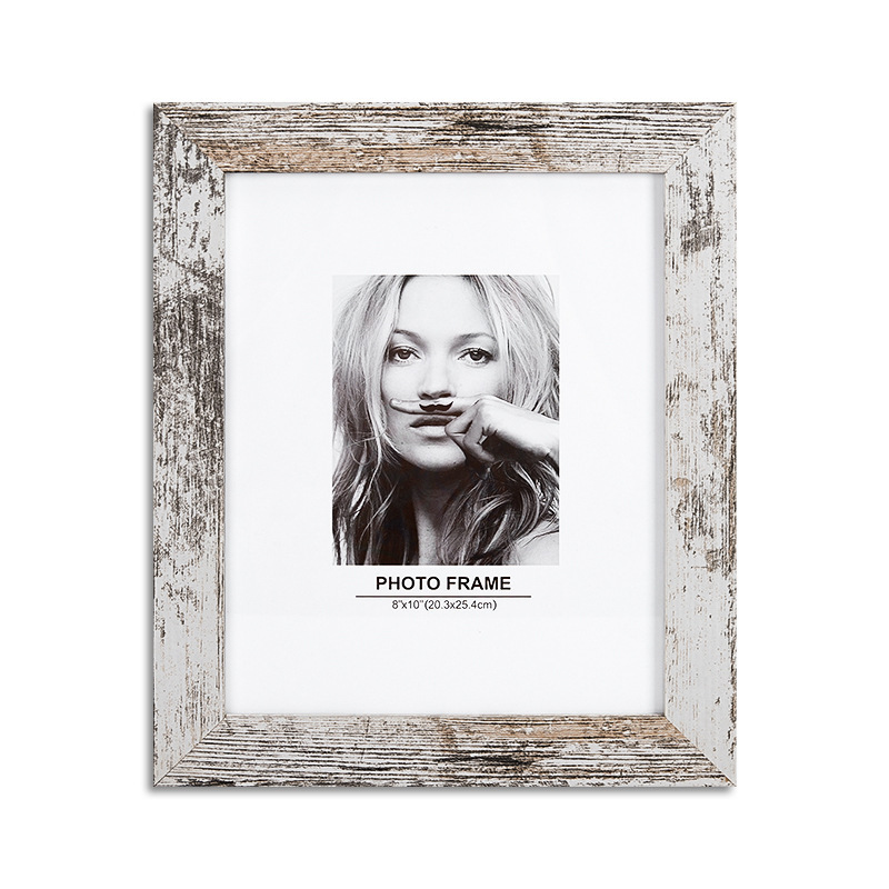 American Country-Style Vintage Distressed Display Stand, Simple Photo Frame, Black and White Picture Frame, Decorative Frame, Small Photo Frame, Direct from the Factory